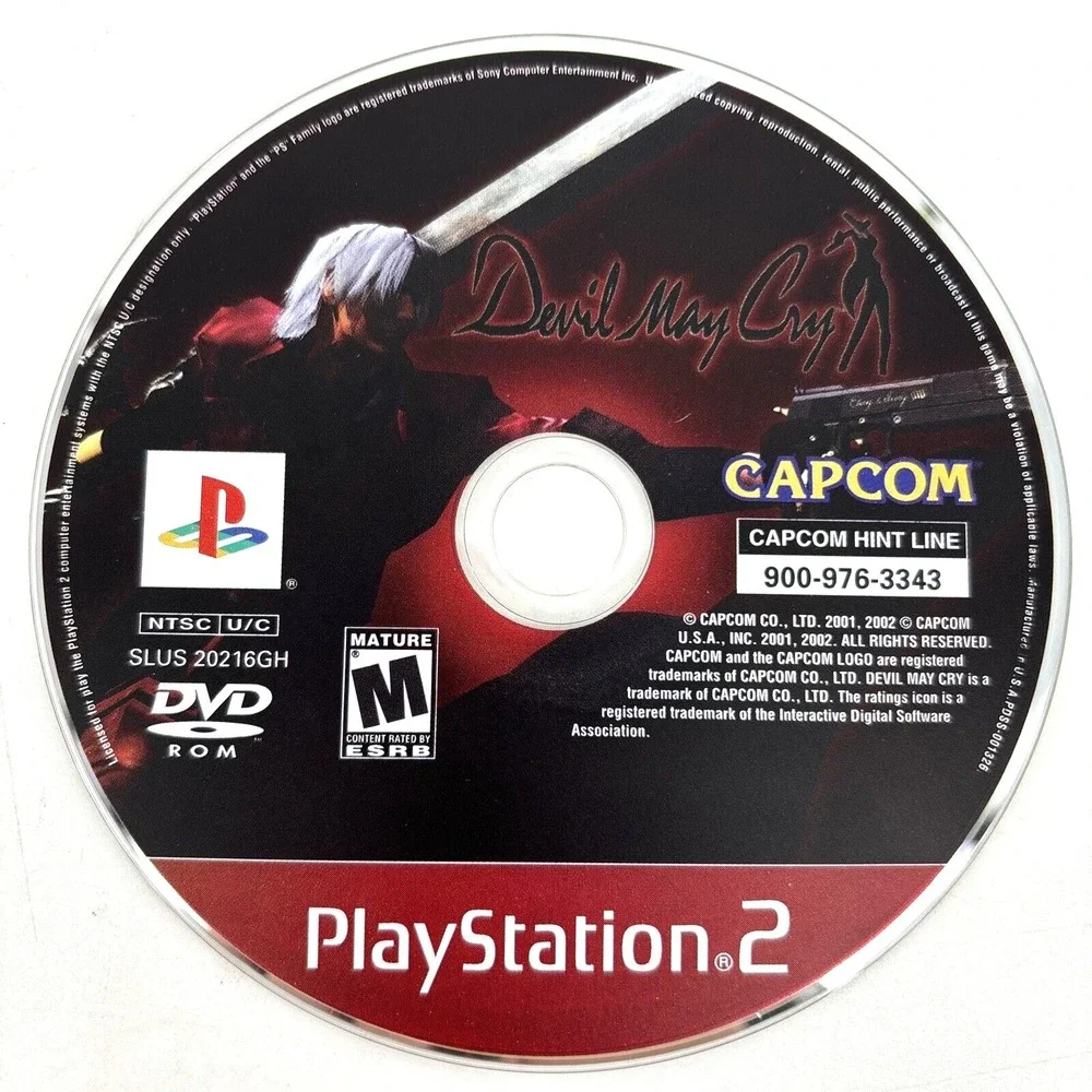 Devil May Cry - Sony PlayStation 2, Complete w/ Manual‎